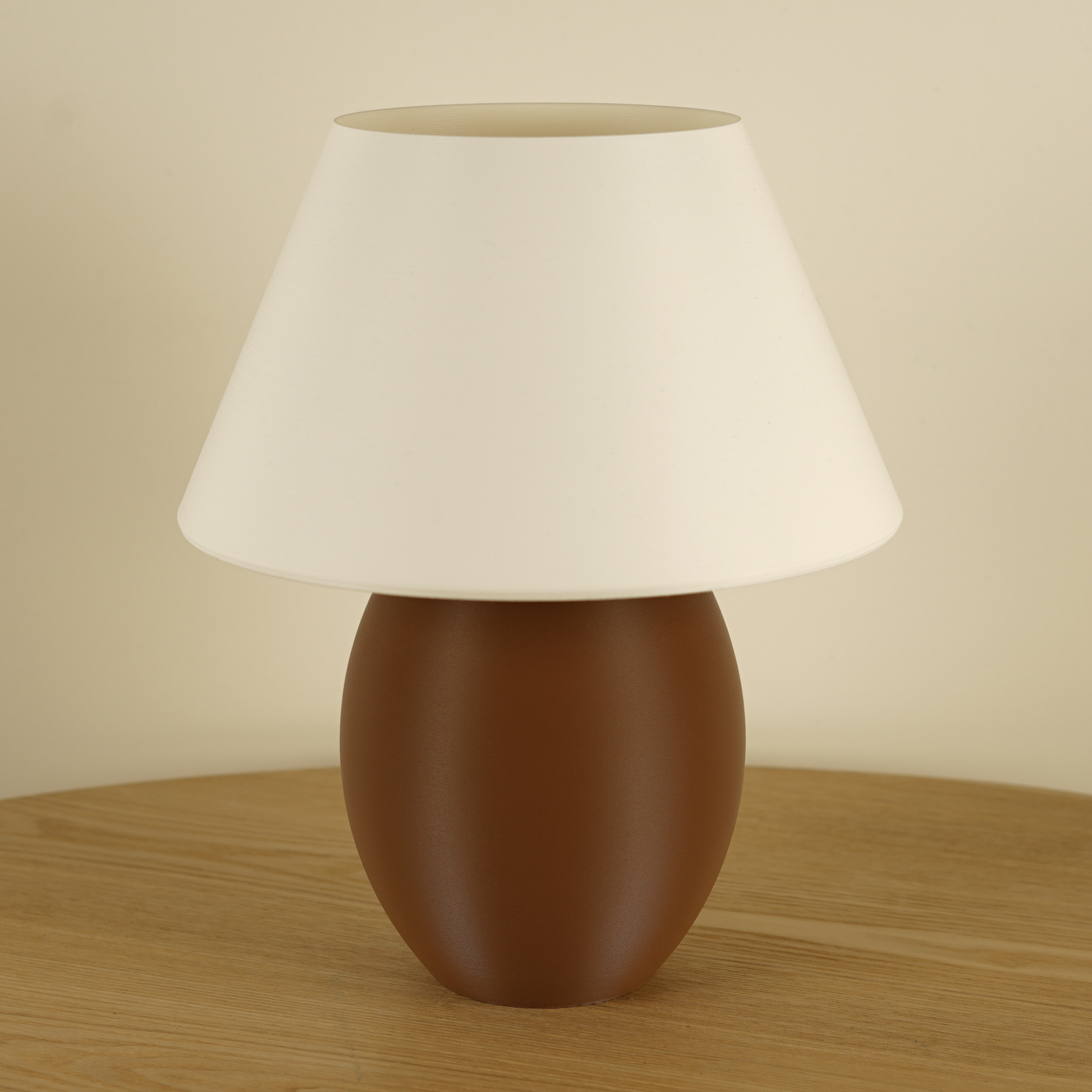 Luma 3D-geprinte tafellamp met zacht licht